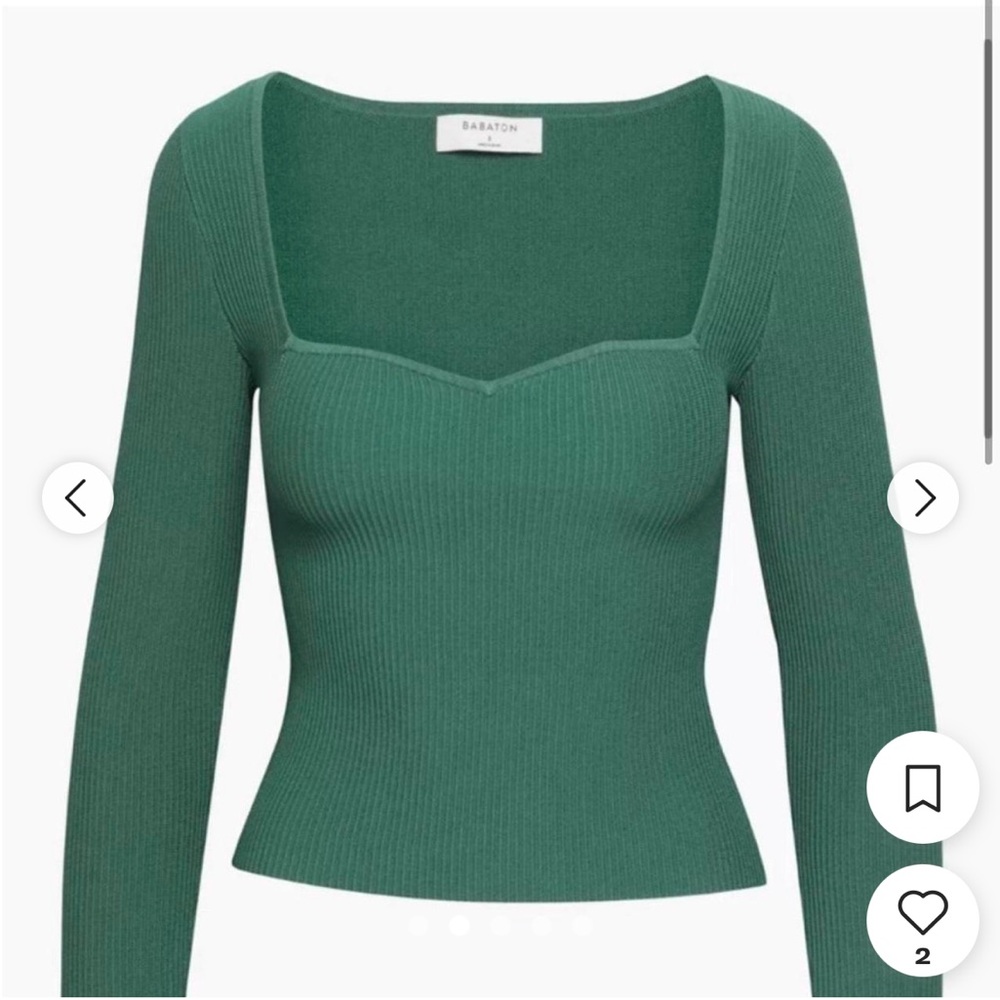 Sculpt Knit Sweetheart Longsleeve